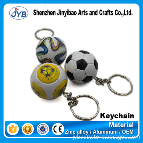 creative design cheap good quality european champions souvenir football keychain